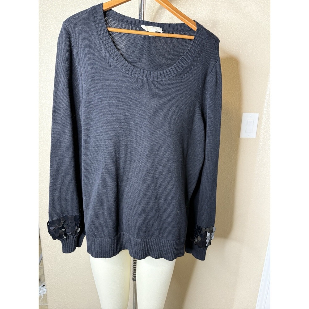 Michael Kors‎ Women Long Sleeve Size XL Embellished Sweater
